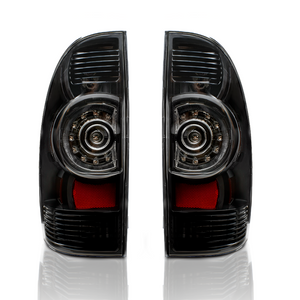 Calaveras Tacoma 05-15 TDR, Sport, Sr Negras LED c/arnes derecha