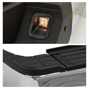 Defensa trasera Tundra 14-21 cromo p/sensor c/luz