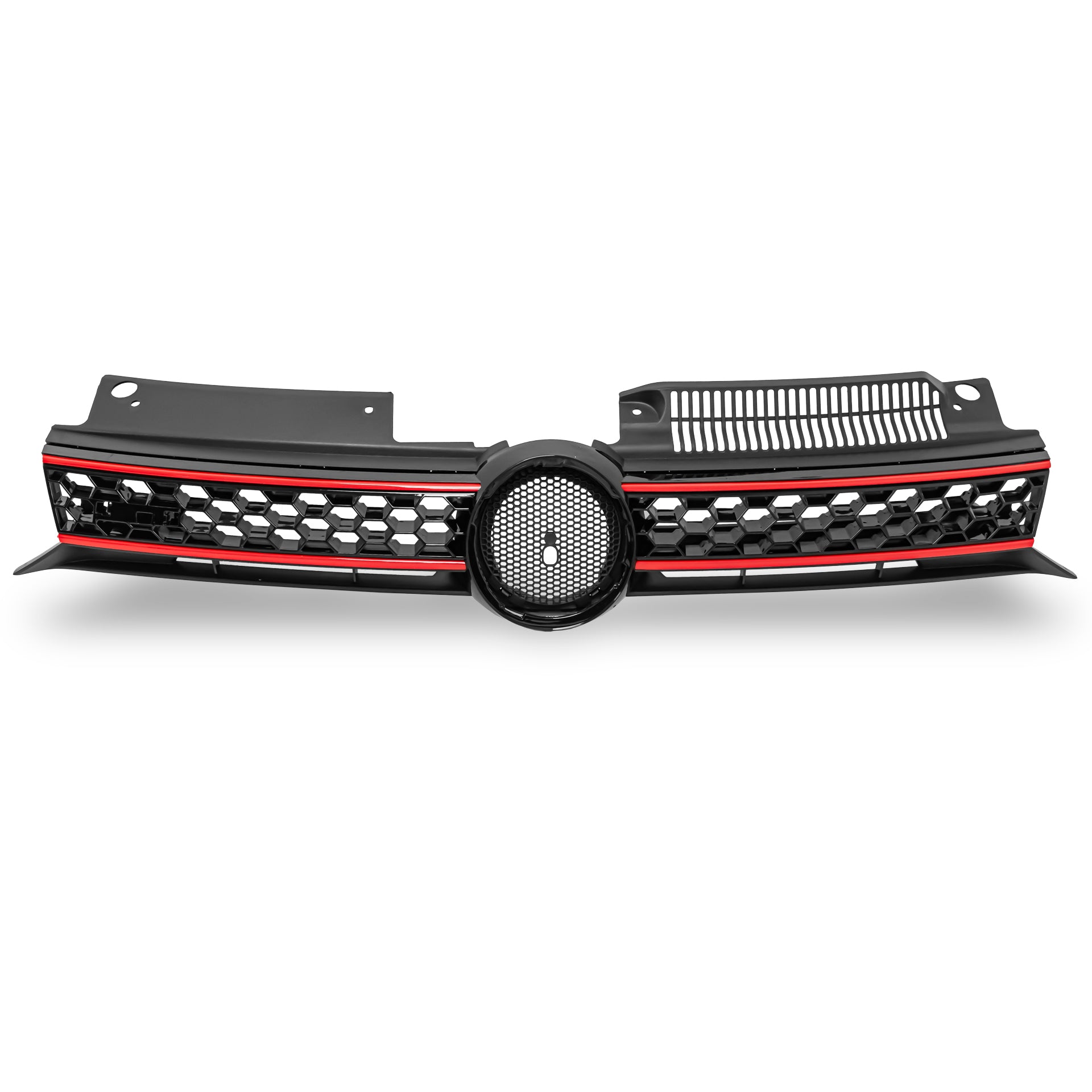 Parrilla Golf Gti 10-13 c/moldura roja