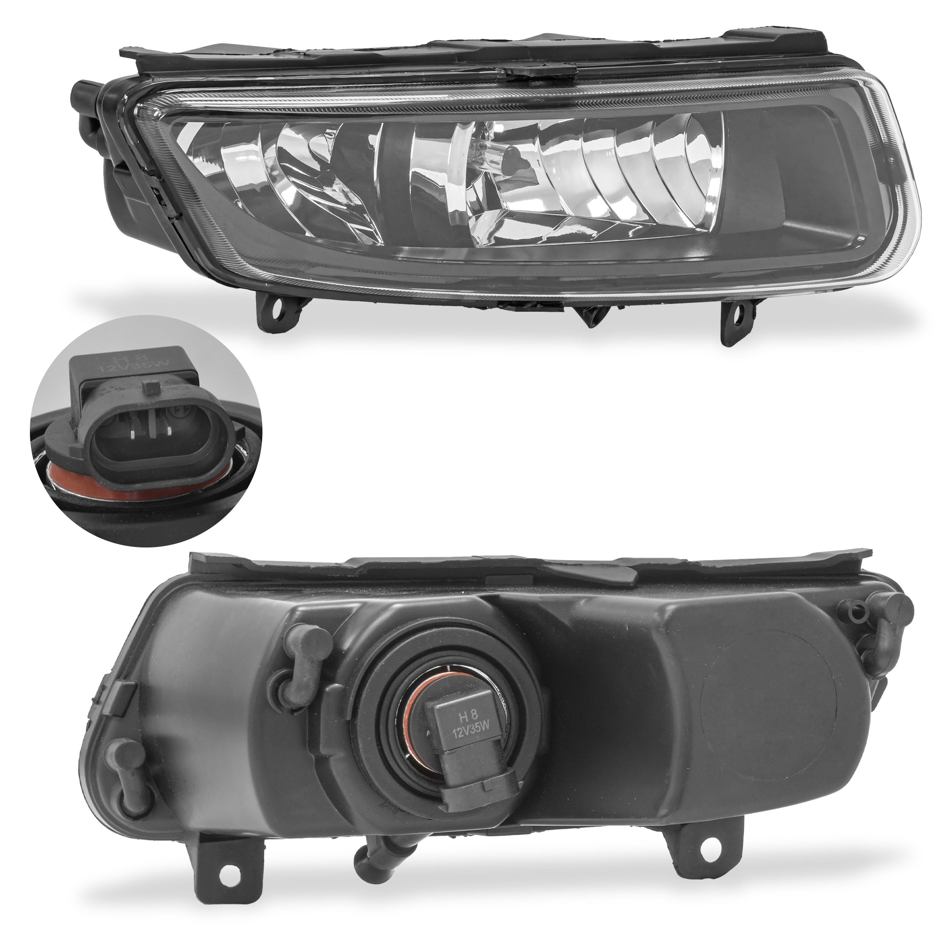 Faro niebla Vento 16-19 / Polo y Gti 13-14 p/1 foco negro derecho