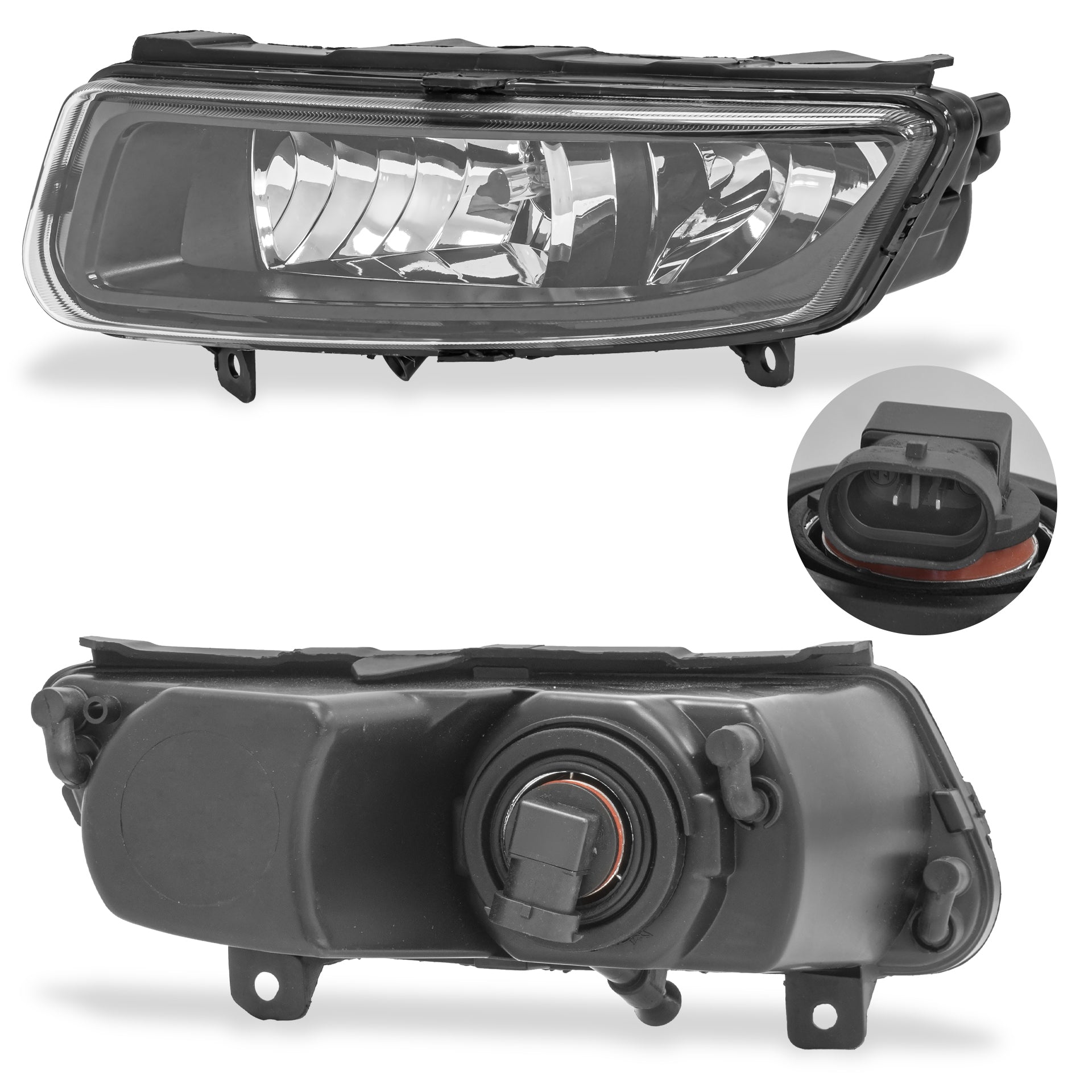 Faro niebla Vento 16-19 / Polo y Gti 13-14 p/1 foco negro izquierdo