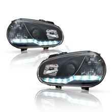 Load image into Gallery viewer, Faros Golf A4 99-02 c/lupa tira de LED Performance