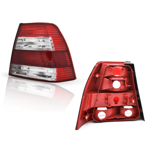Calavera Jetta 04-07 roja/blanco derecha