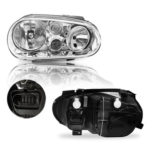 Faros Golf 99-05 cromo con lupa en niebla Performance