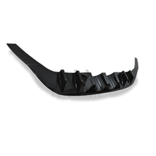 Load image into Gallery viewer, Spoiler de defensa Golf 15-17 para 2 escapes negro brillante trasero