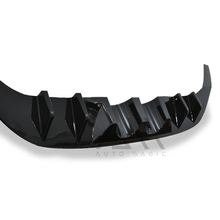 Load image into Gallery viewer, Spoiler de defensa Golf 15-17 para 2 escapes negro brillante trasero