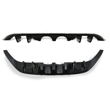 Load image into Gallery viewer, Spoiler de defensa Golf 15-17 para 2 escapes negro brillante trasero