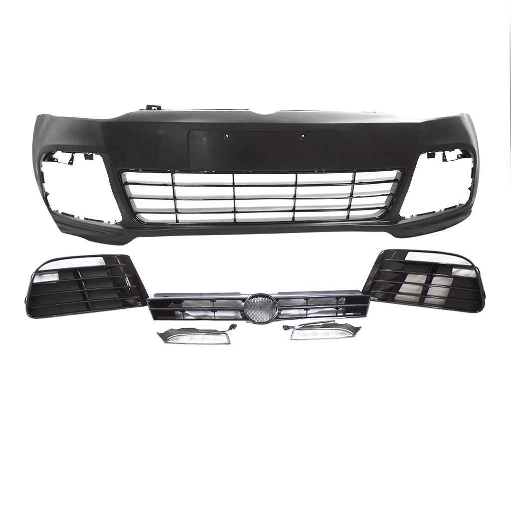 Defensa delantera Vento Polo 13-22 R-line completa con accesorios