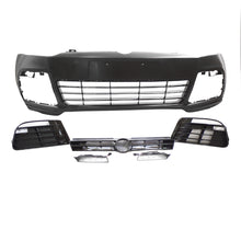 Cargar imagen en el visor de la galería, Defensa delantera Vento Polo 13-22 R-line completa con accesorios