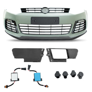Defensa delantera Vento Polo 13-22 R-line completa con accesorios