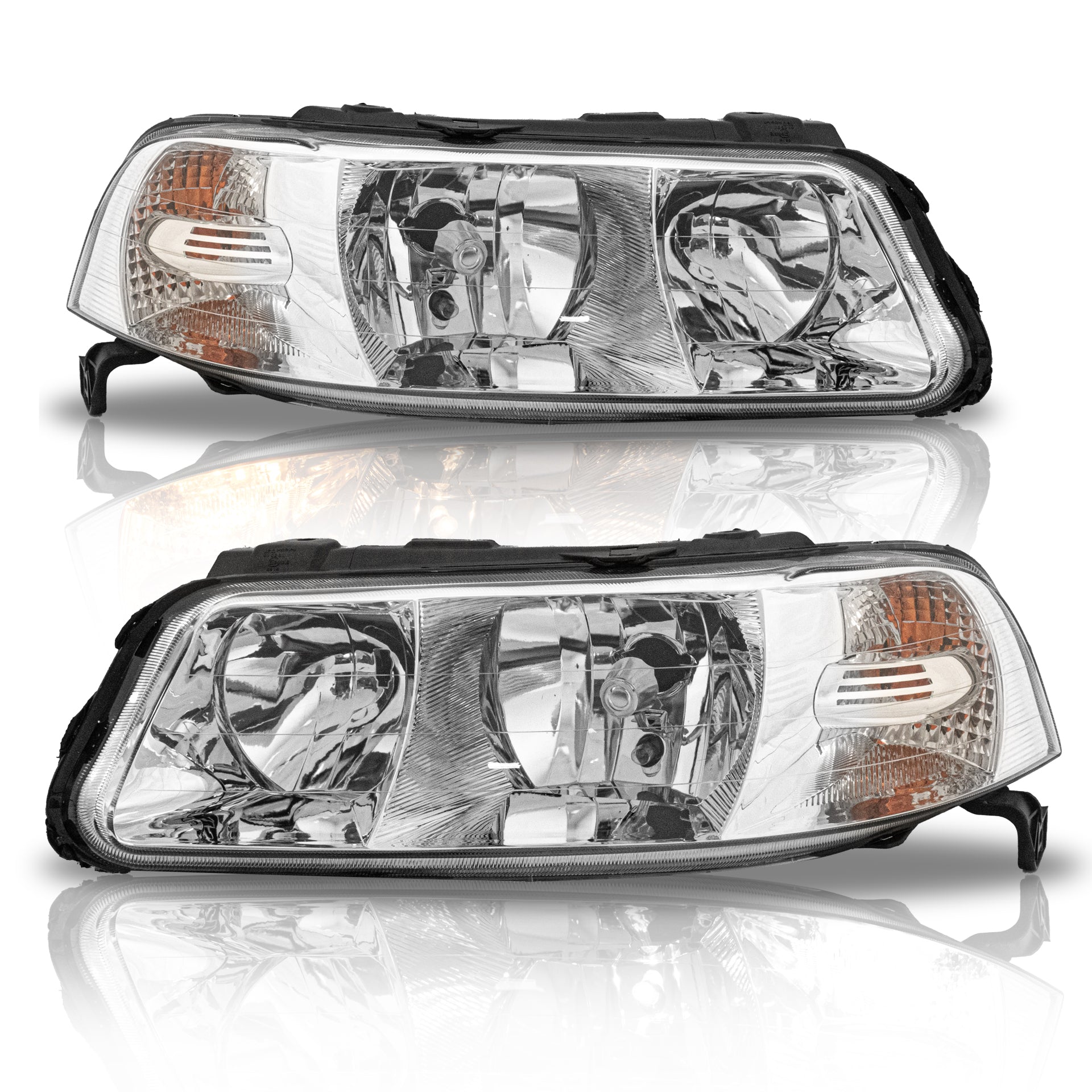 Faros Pointer Gti dos as cromo 00-05 Performance