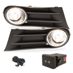 Kit faros de niebla Gol-Saveiro 09-13 c/arnes Euroswitch y focos 9006