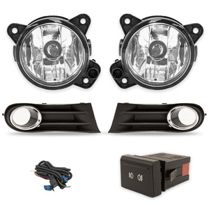 Kit faros de niebla Gol-Saveiro 09-13 c/arnes Euroswitch y focos 9006