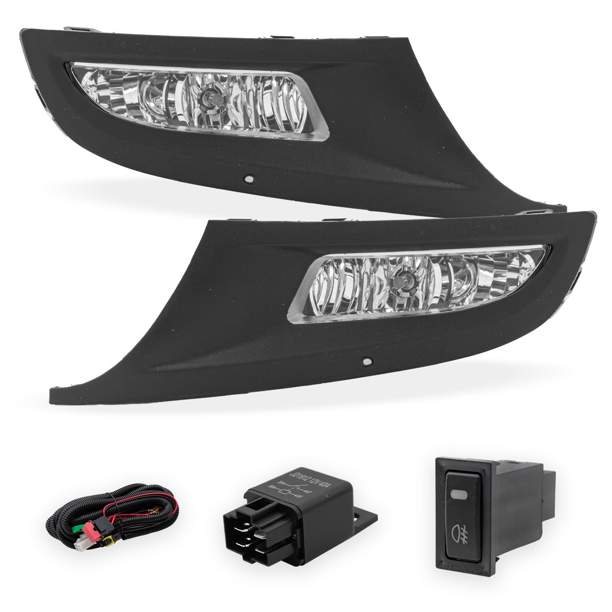 Kit Faros de niebla un as Polo 13-14 c/arnes switch Universal y focos