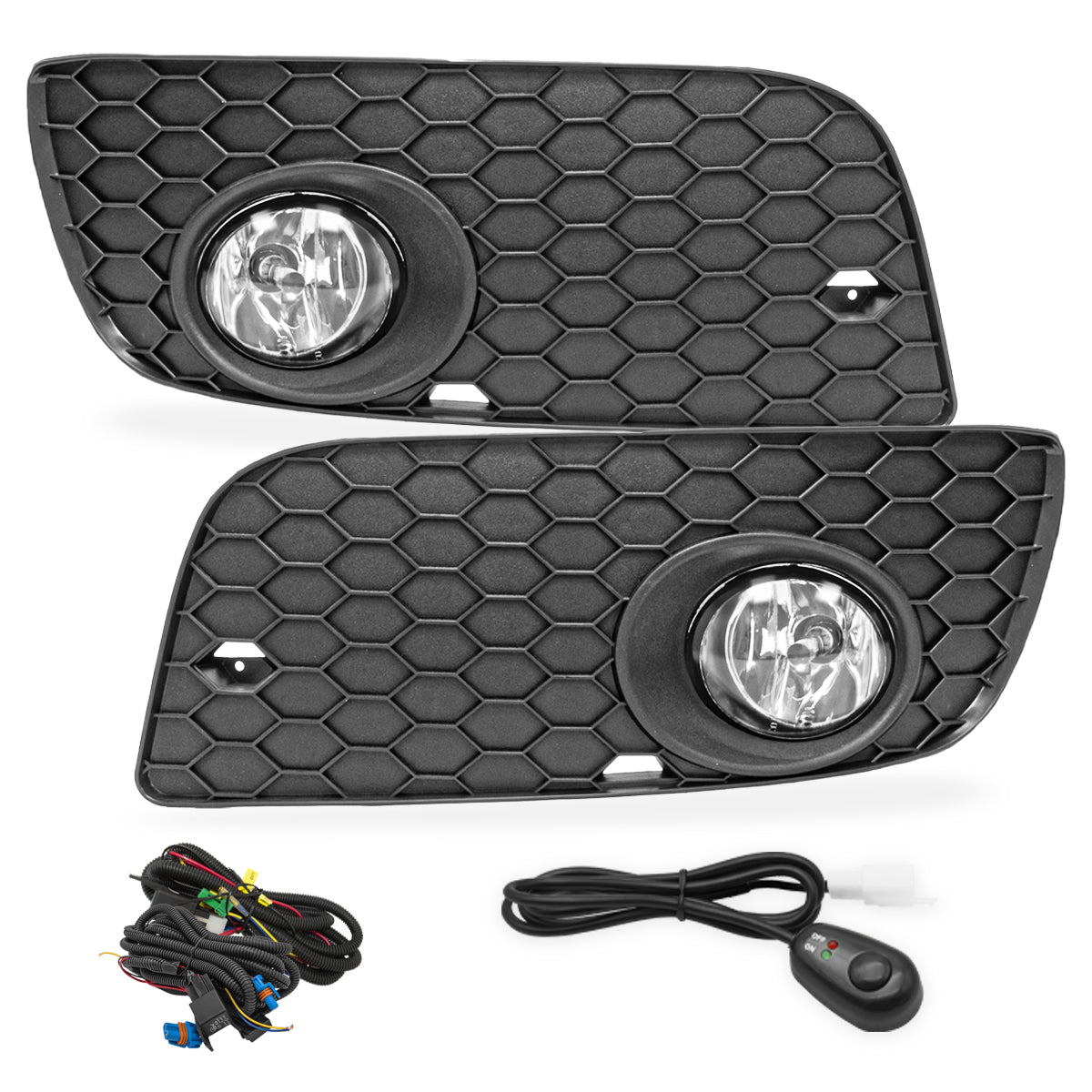 Kit Faros de niebla Bora 06-10 c/arnes switch Universal y focos 9006