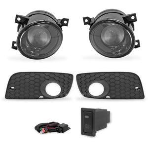 Kit Faros de niebla c/lupa Bora 06-09 c/arnes switch Universal y focos 9006