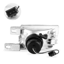 Cargar imagen en el visor de la galería, Kit Faros de niebla cromo + cuartos Golf/Jetta 93-99 c/arnes switch Universal y focos H3