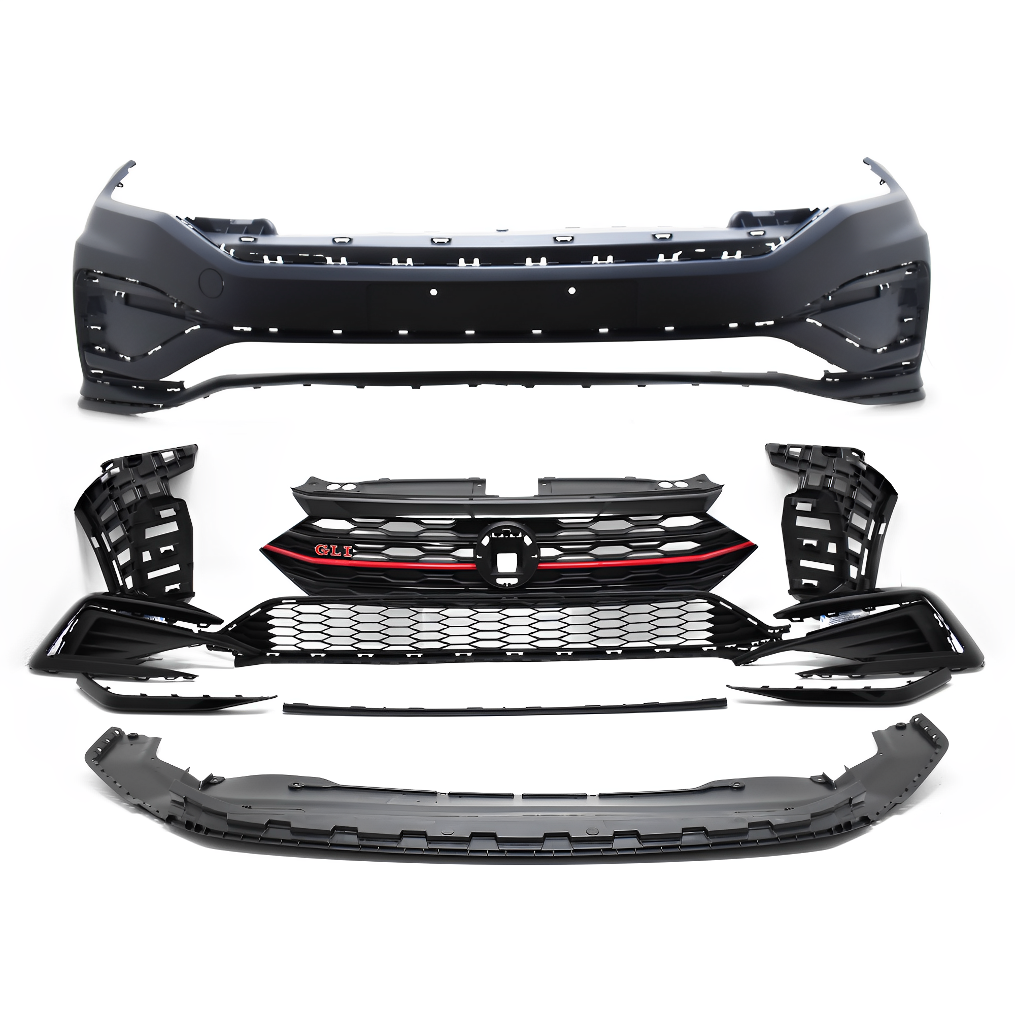 Defensa delantera Jetta Gli 19-21 completa con accesorios