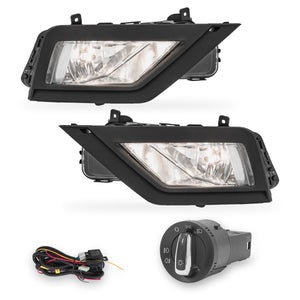 Kit faros de niebla Gol-Saveiro 18-21 c/arnes, Euroswitch y focos H8