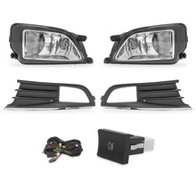 Cargar imagen en el visor de la galería, Kit faros de niebla Gol-Saveiro 13-16 c/arnes switch oem y focos H8