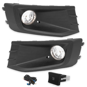 Kit faros de niebla Saveiro 14-16 c/arnes switch oem y focos 9006