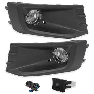 Kit faros de niebla Saveiro 14-16 c/arnes switch oem y focos 9006