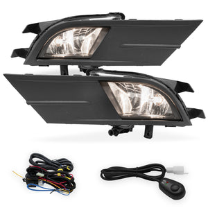 Kit faros de niebla Jetta 15-18 c/arnes, switch Universal y focos H8 Sin bases