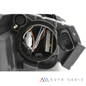 Faros Vento Polo 14-22 doble lupa, DRL direccionales LED secuenciales, H7 sin focos Performance