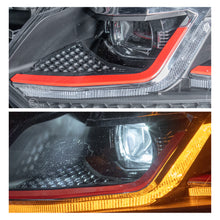 Cargar imagen en el visor de la galería, Faros Golf 7.5 18-21 doble lupa, DRL direccionales LED secuenciales, H7 sin focos Performance