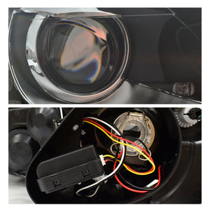 Faro Golf Gti 10-12 p/xenon c/leds izquierdo