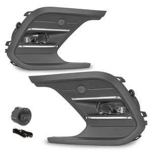 Faros de niebla Polo 24-25 c/arnes Euroswitch y focos Led