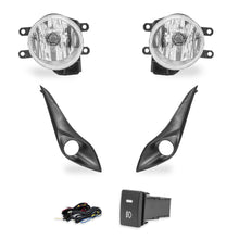Cargar imagen en el visor de la galería, Kit faros de niebla Yaris 18-19 Hatch back c/arnes switch oem y focos H16