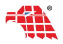 Logotipo con un águila estilizada en rojo y azul, con un símbolo de marca registrada, sobre un fondo blanco.