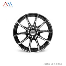 Load image into Gallery viewer, RINES 15 EN 4X100 / 4X114 TSURU --SPARK --BEAT --TIIDA --AVANZA --KICKS --RIO --CIVIC --SENTRA --BEETLE -- VENTO -- MARCH -- SOUL -- LANCER --  SONATA Y MAS...