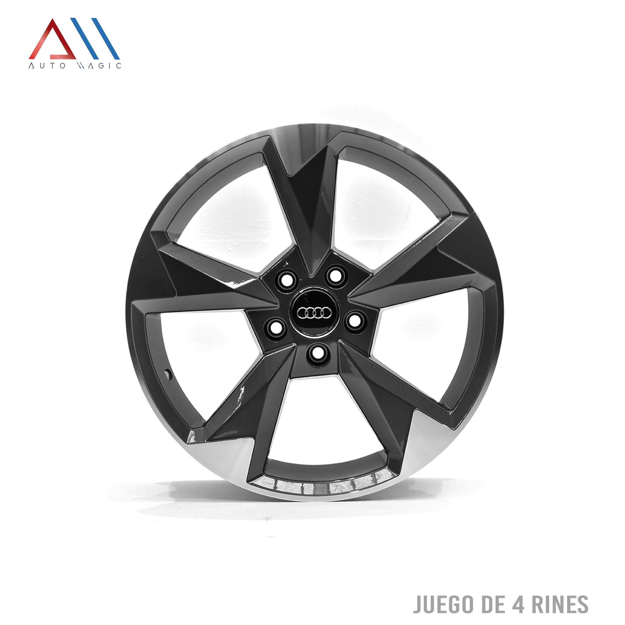 RINES 18 BARRENACION 5X112 (4 RINES) PARA JETTA — PASSAT — CADDY — BORA — GOLF — TIGUAN — SONATA –ELANTRA — AUDI A5 Y MAS …