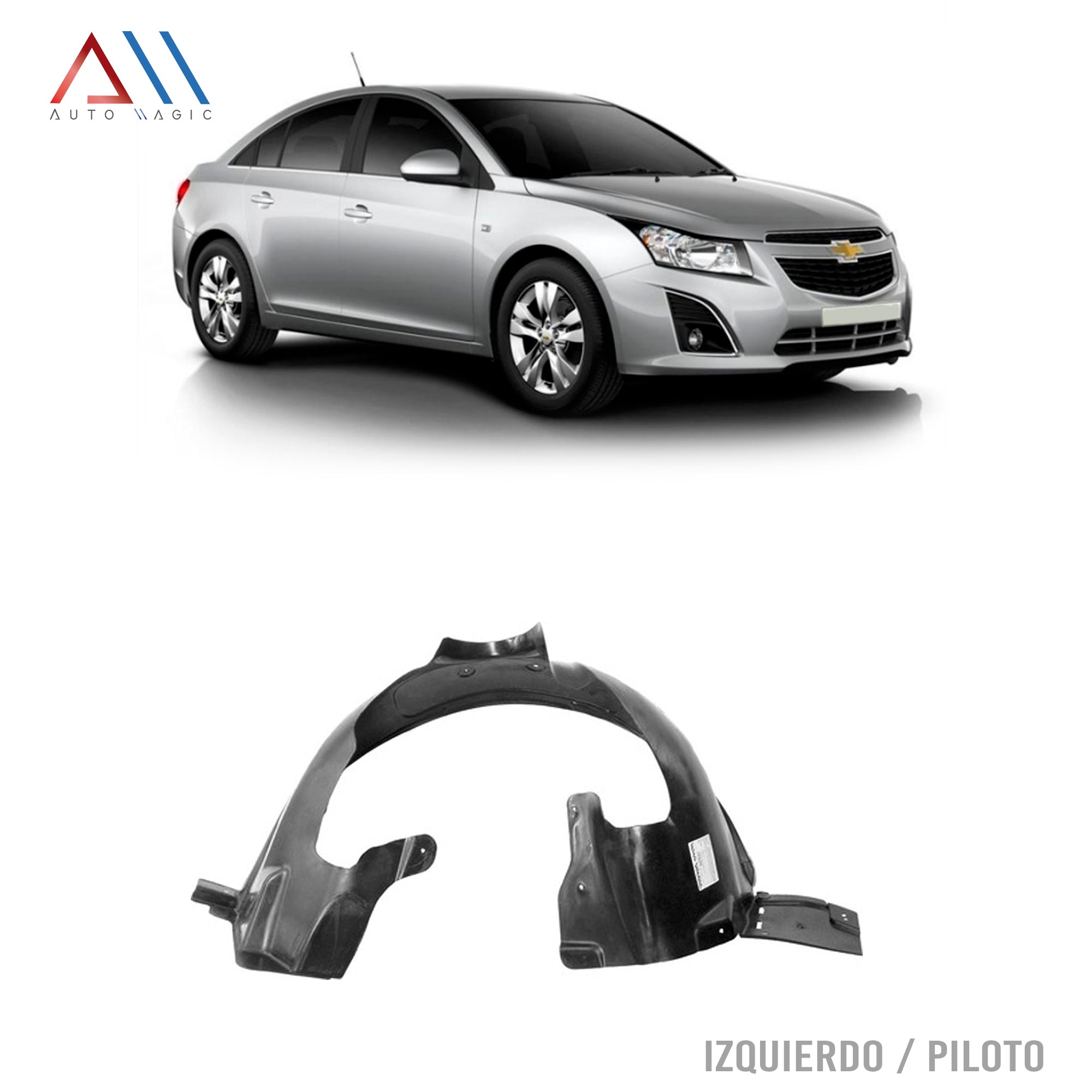 Tolva guardafango salpicadera Cruze 10-16 delantero izquierdo