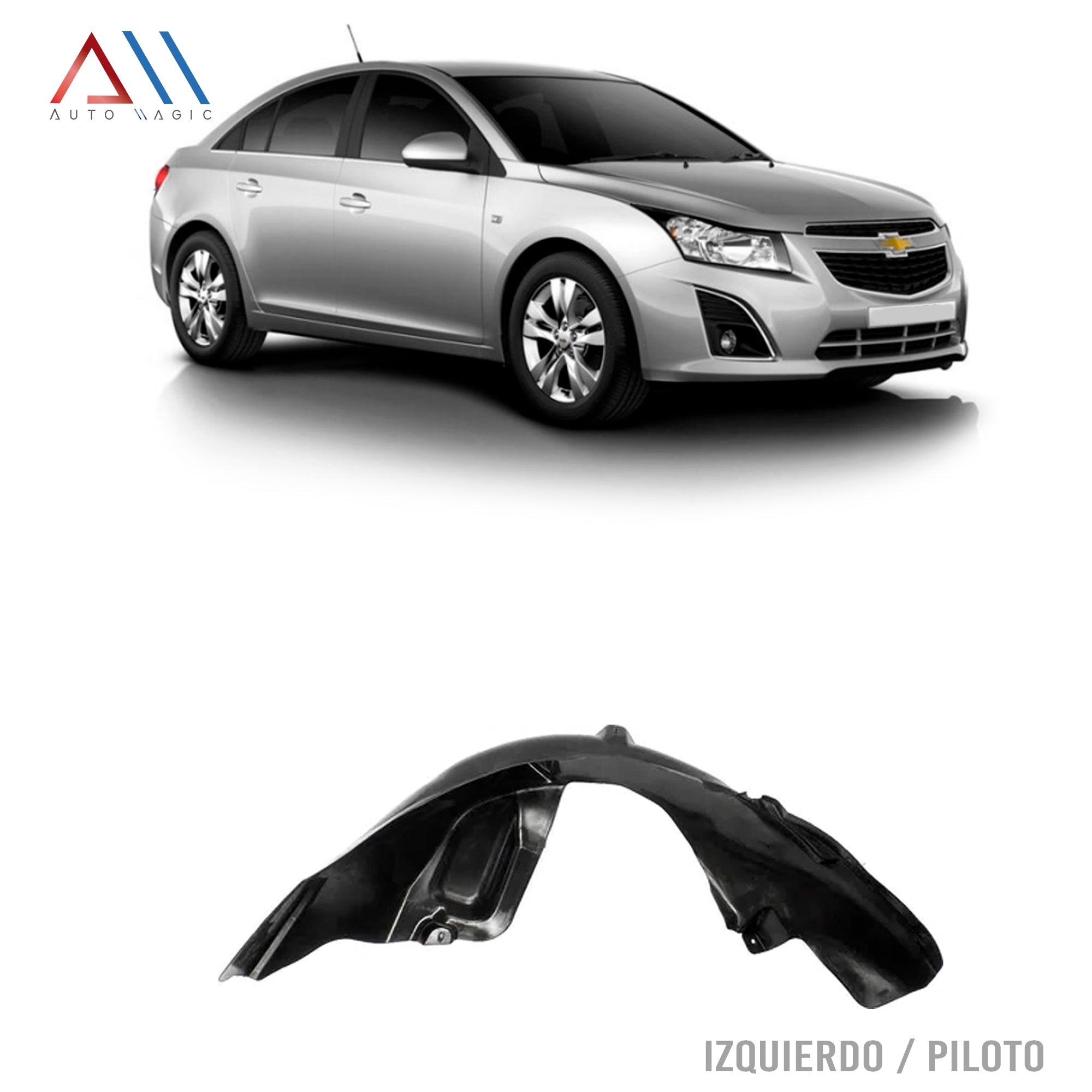 Tolva guardafango salpicadera Cruze 10-16 trasero izquierdo