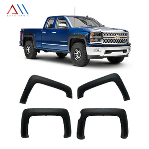Cantoneras Silverado 14-18 negro mate