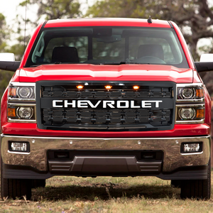 Parrilla Silverado 14-15 LED  y faros de niebla