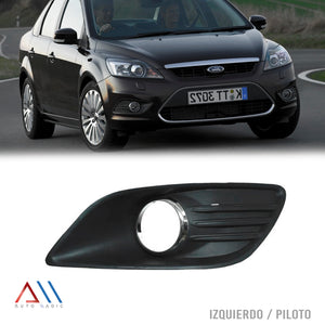 Rejilla focus 09-11 c/moldura cromada p/faro niebla derecha