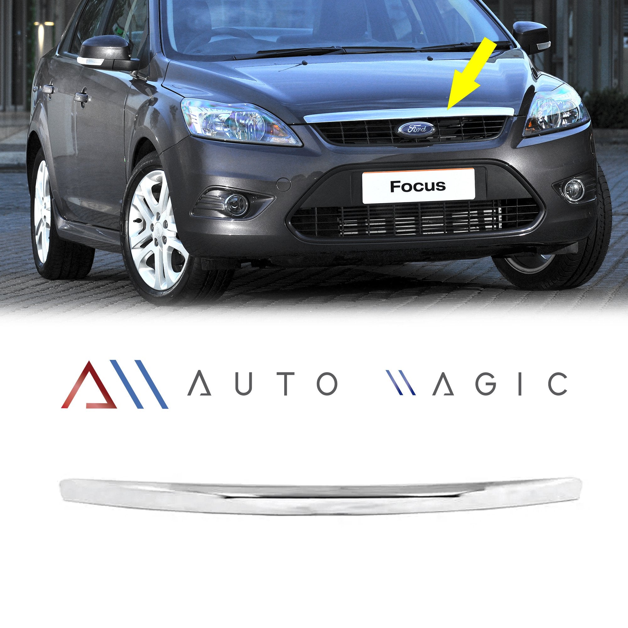 Moldura de cofre focus 09-11 cromo