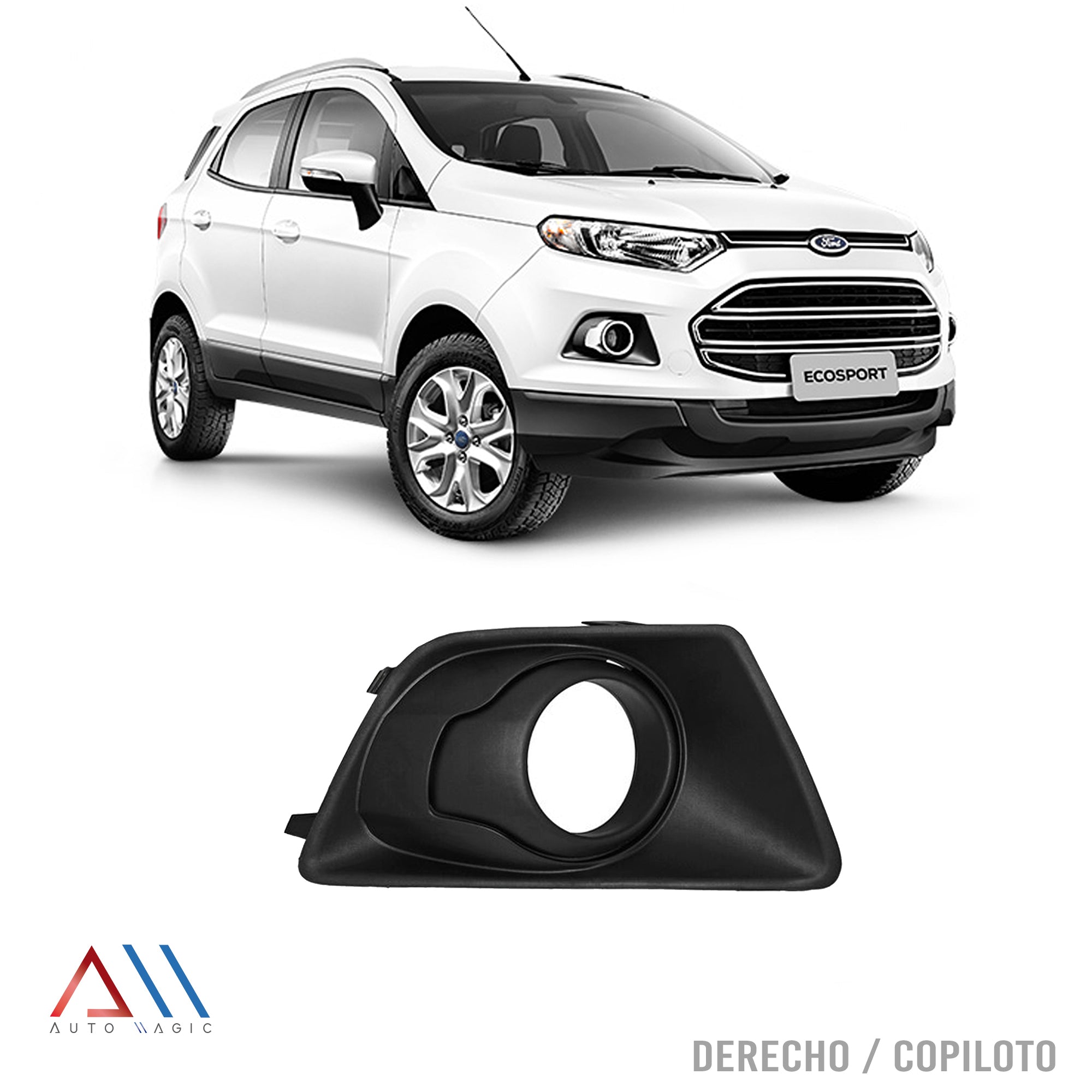Rejilla Ecosport 13-17 p/faro niebla derecha