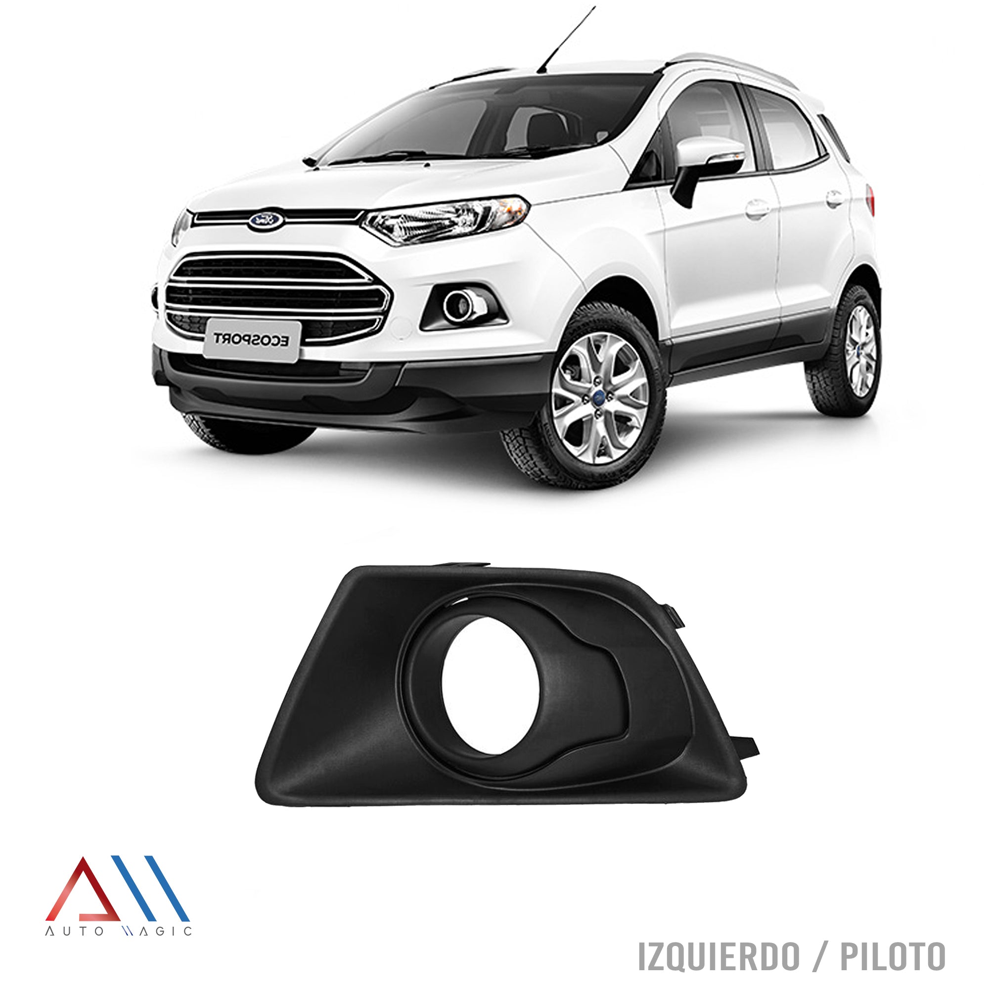 Rejilla Ecosport 13-16 p/faro niebla izquierda