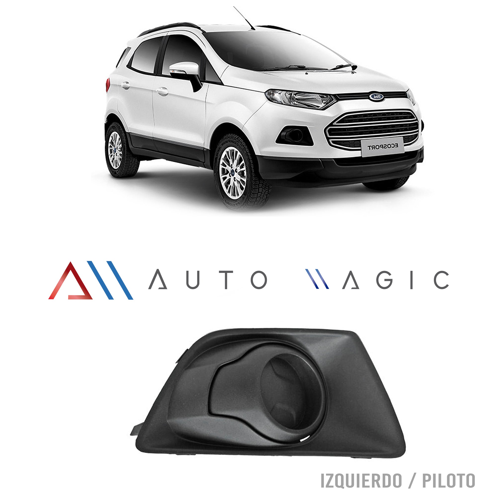 Rejilla Ecosport 13-17 s/faro niebla izquierda