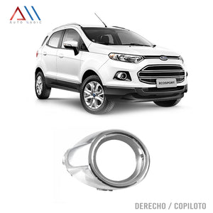 Rejilla Ecosport 13-16 c/moldura cromada p/faro niebla derecha