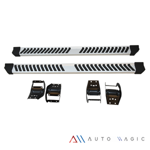 Estribos F-150 04-21 doble cabina metalicos