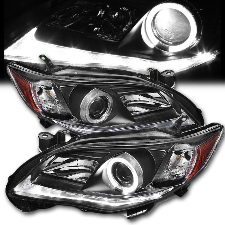 Faros Corolla 09-10 c/lupa ojo angel Performance