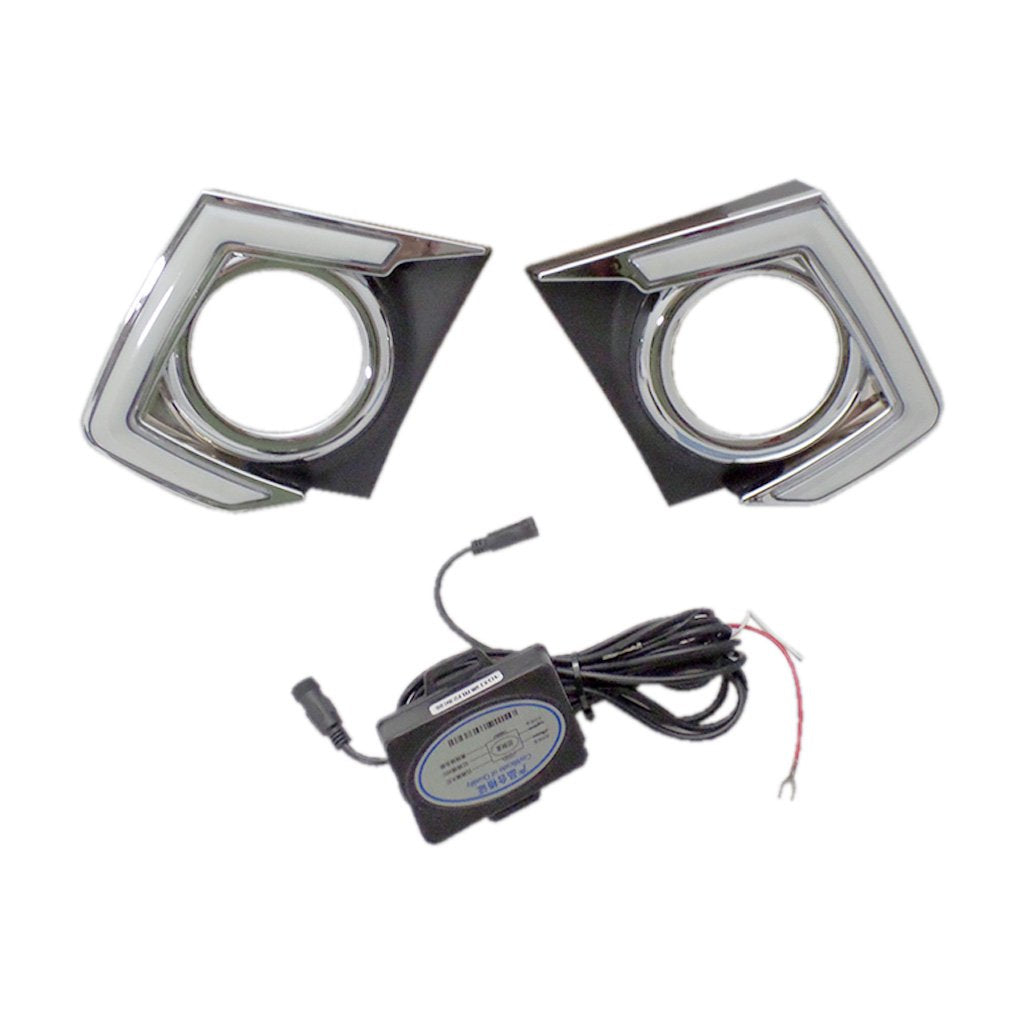 Rejillas Luz de dia Mitsubi L200 16-17 Led