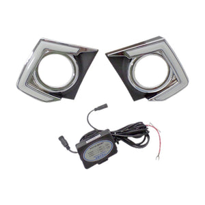 Rejillas Luz de dia Mitsubi L200 16-17 Led
