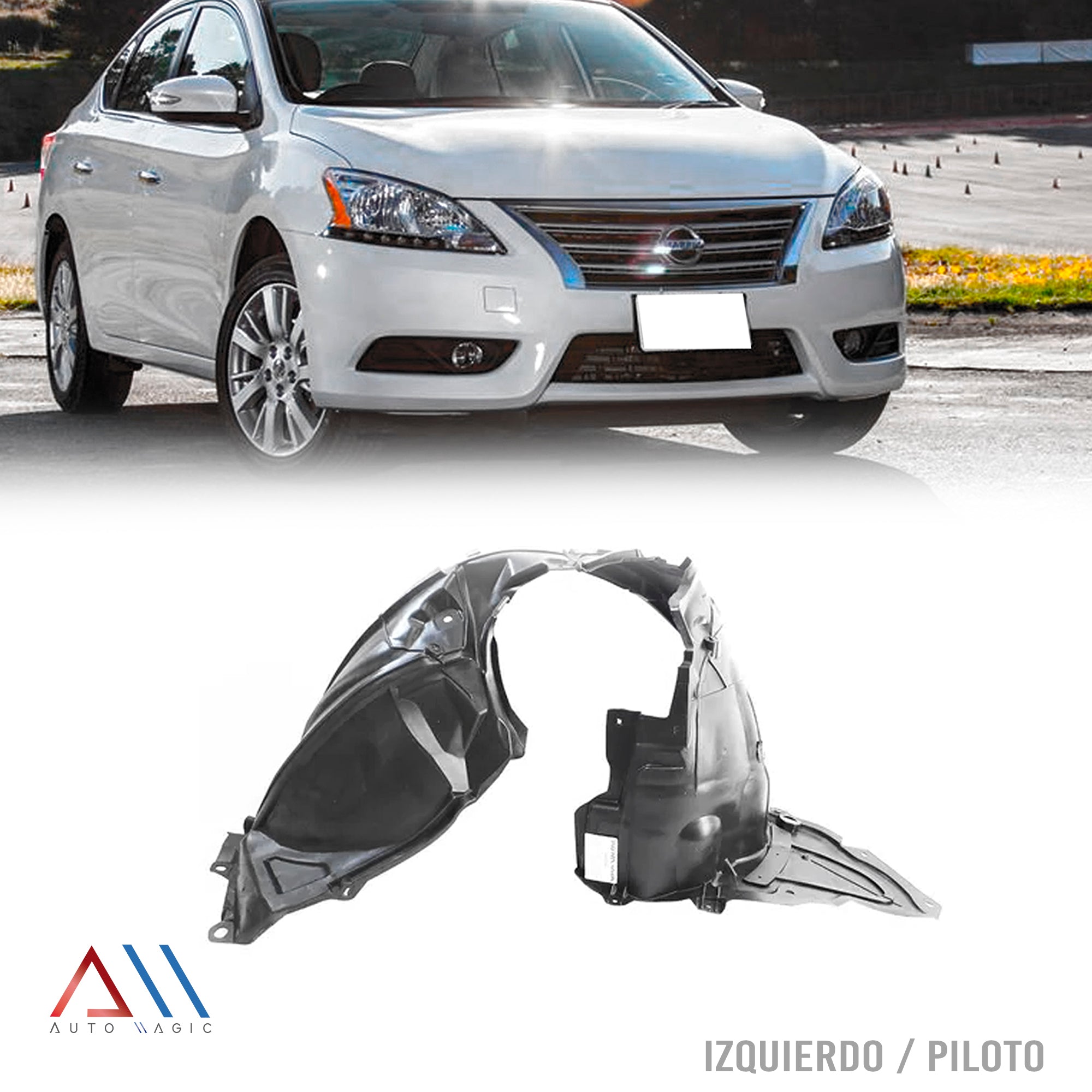 Tolva guardafango salpicadera Sentra 13-16 delantero izquierdo